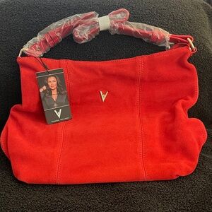 Vibrant Red Vanessa Williams Shoulder Bag
